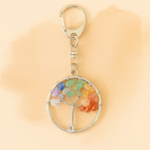 Amazonite Tree of Life Keyring