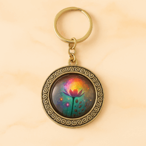 Enchanted Lotus Keyring