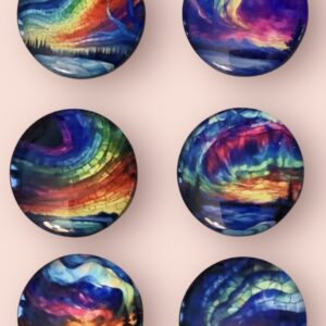 Fantasy landscape Magnets