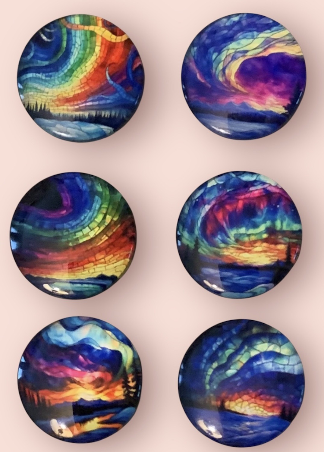 Fantasy landscape Magnets