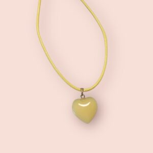 Yellow Heart Necklace