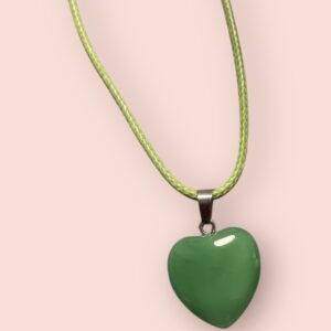 Green Heart Necklace