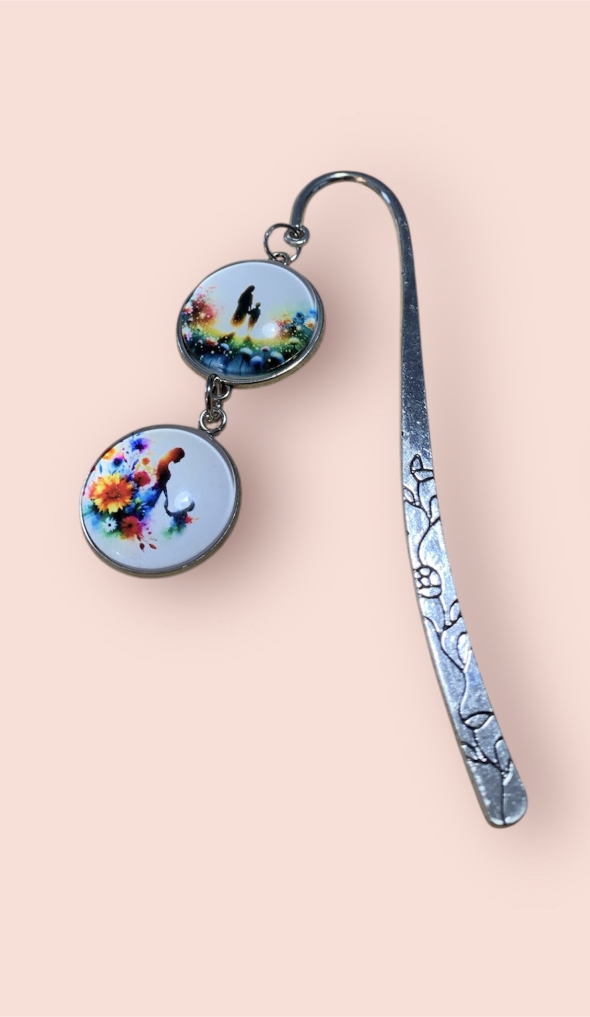Mother and Child Bookmark (vivid)