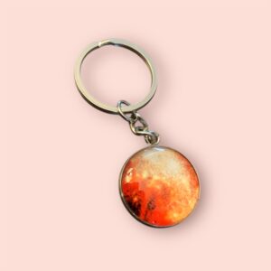 Red Nebula Keychain