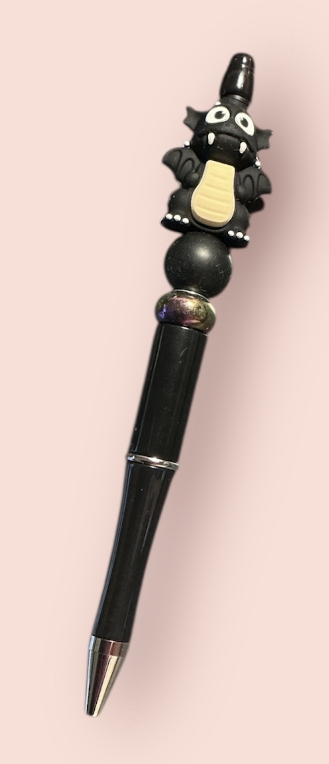 Black Dragon beaded pens