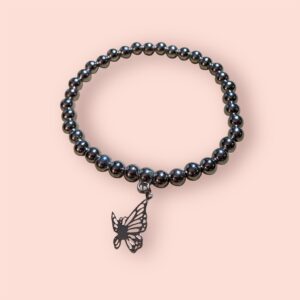 Silver Coloured Butterfly Bracelet