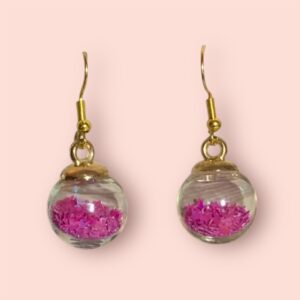 Purple Bauble Earrings