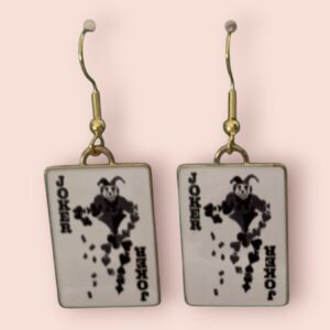 Black Joker Earrings
