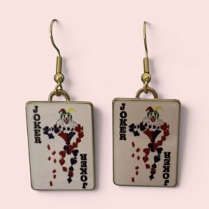 Red Joker Earrings