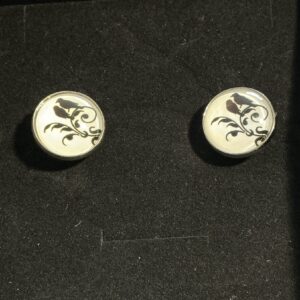 Black and White Bird Cuff Links