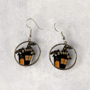 Haunted House Earrings