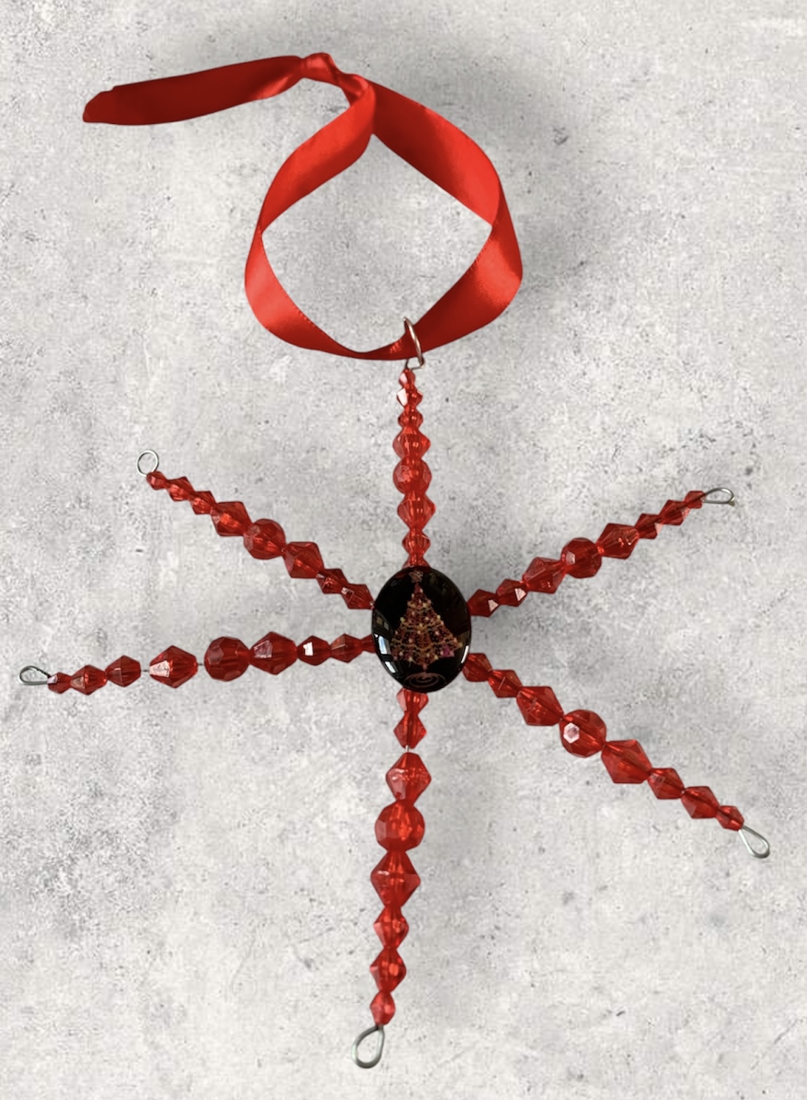 Red Star Christmas Tree Decoration