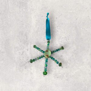 Green and Blue Star Christmas Tree decoration