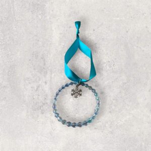 Blue Snowflake Wreath Decoration